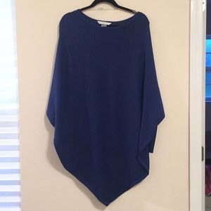 Peter Nygard Royal Blue Poncho